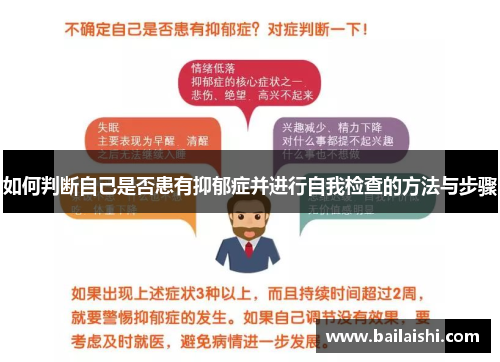 如何判断自己是否患有抑郁症并进行自我检查的方法与步骤